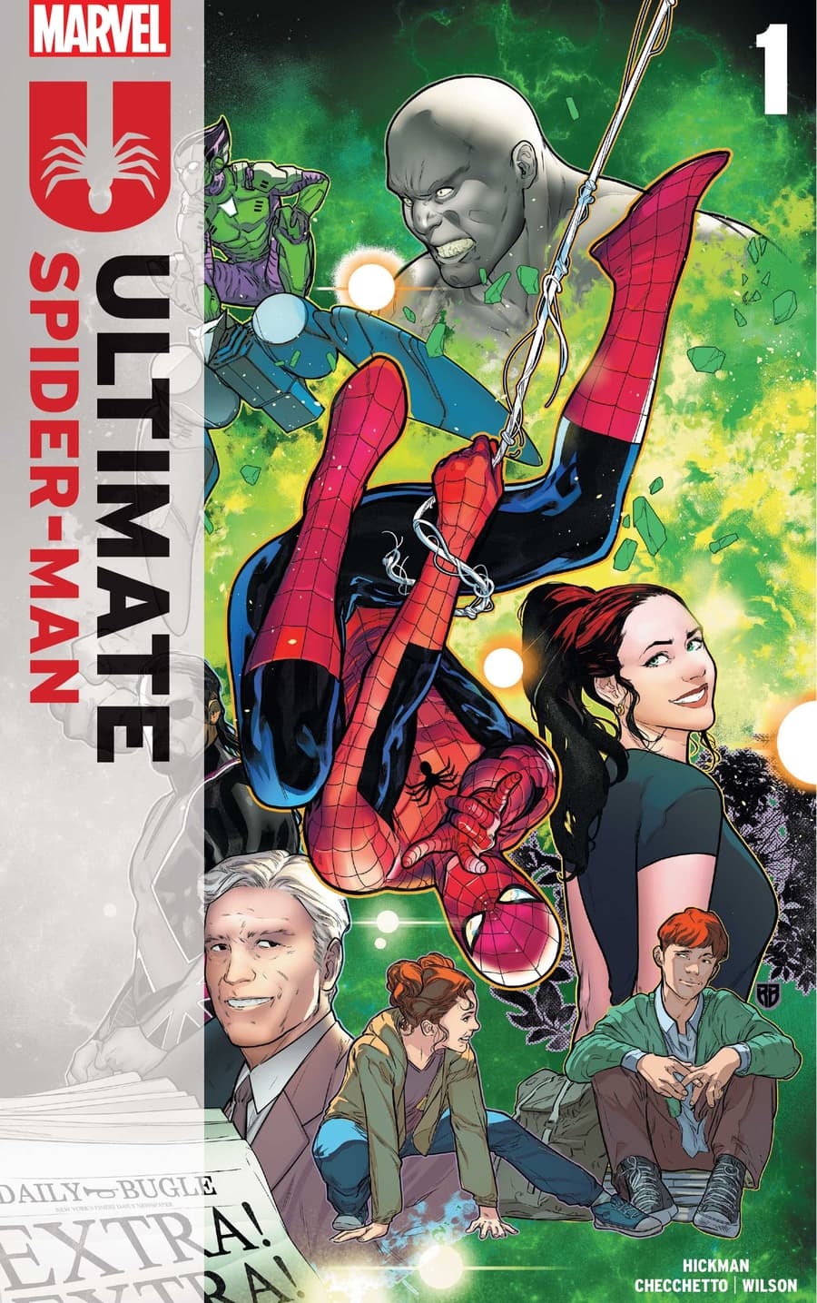 ULTIMATE SPIDER-MAN #1 Second Printing Variant Cover by R.B. Silva
