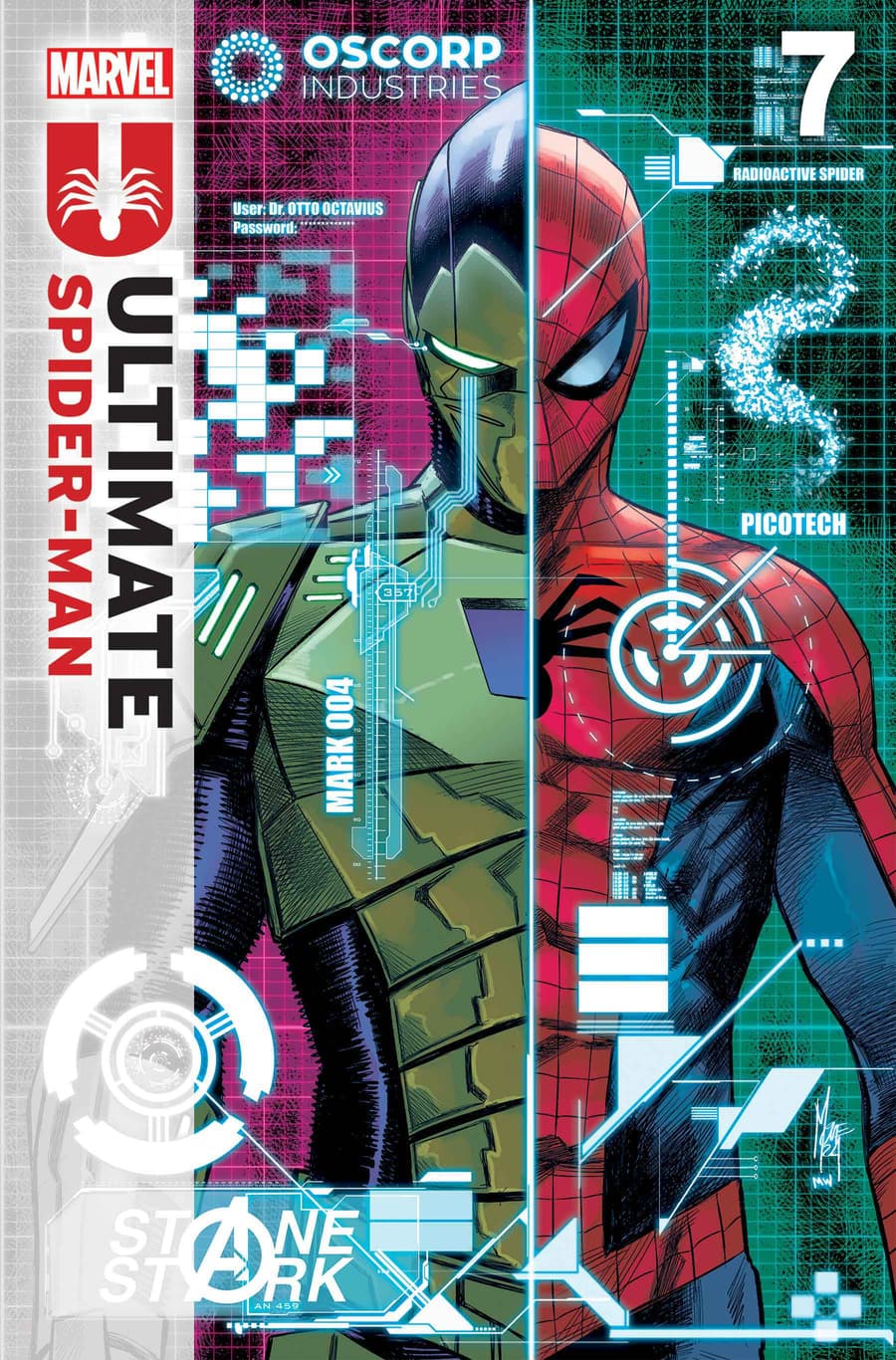 ULTIMATE SPIDER-MAN #7 cover by Marco Checchetto