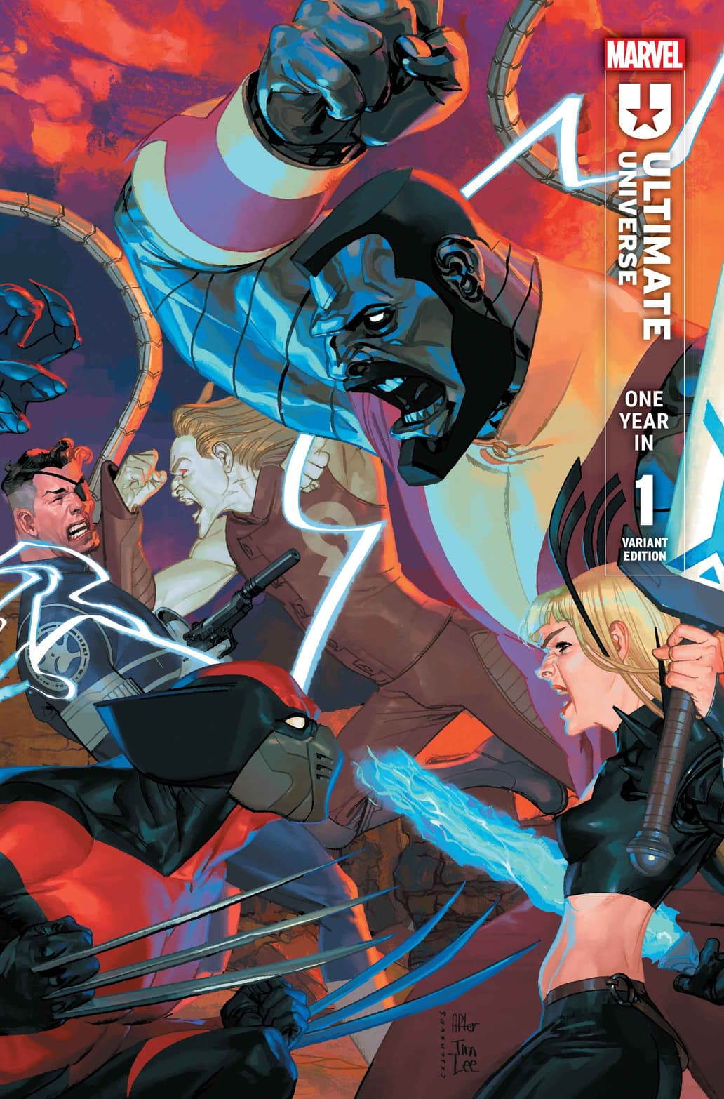 ULTIMATE UNIVERSE: ONE YEAR IN #1 Connecting Variant Cover by JOSEMARIA CASANOVAS