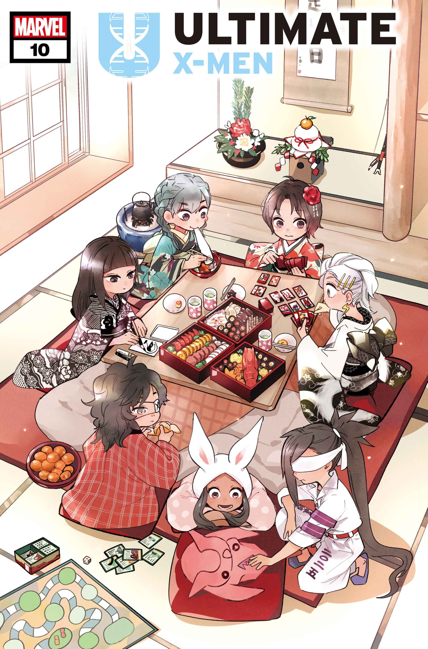 Ultimate X-Men #10 Winter Holiday Variant Cover by Nao Fuji