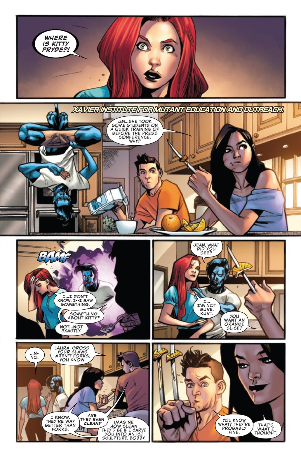 Preview page from Uncanny X-Men #1