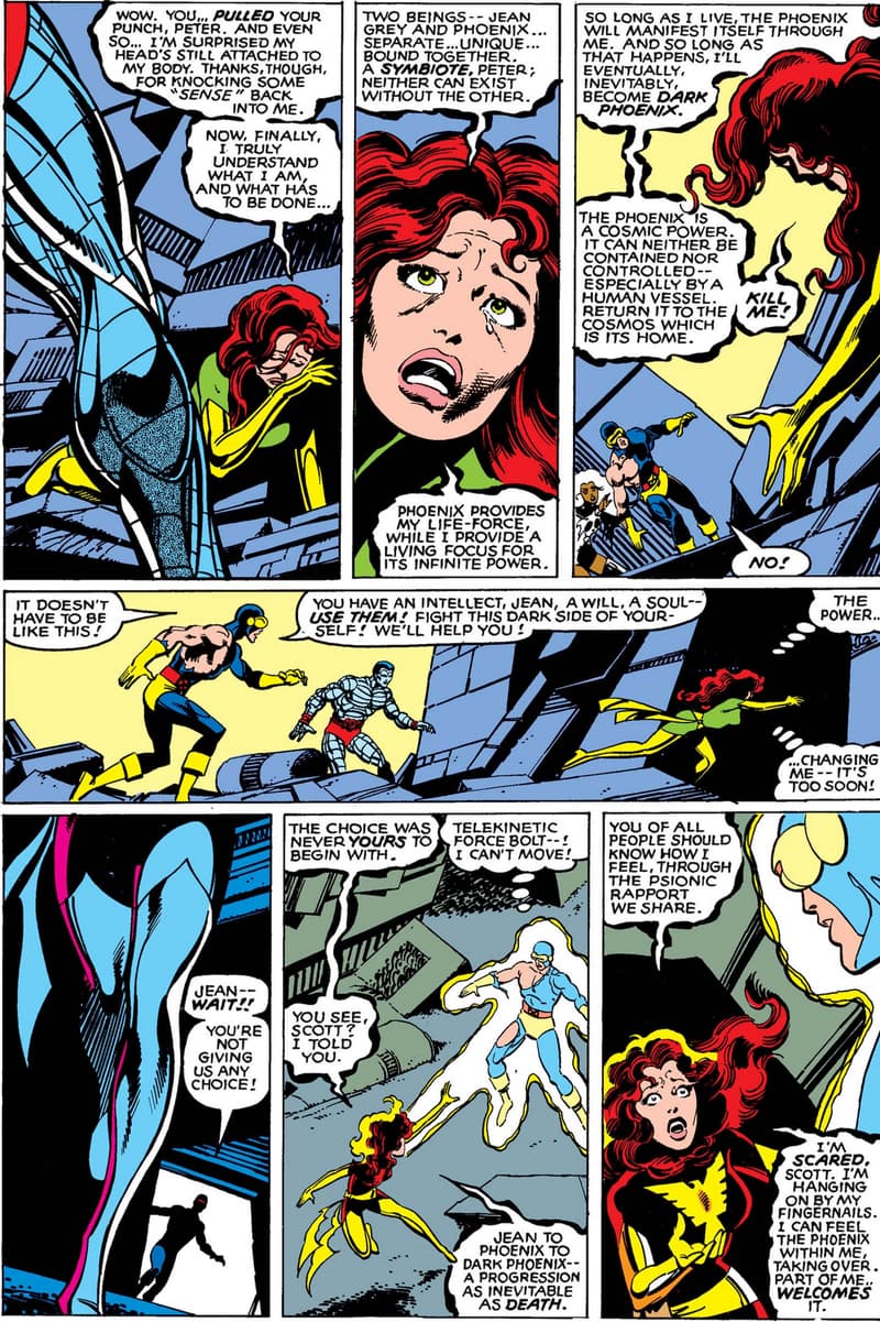 Jean Grey sacrifices herself