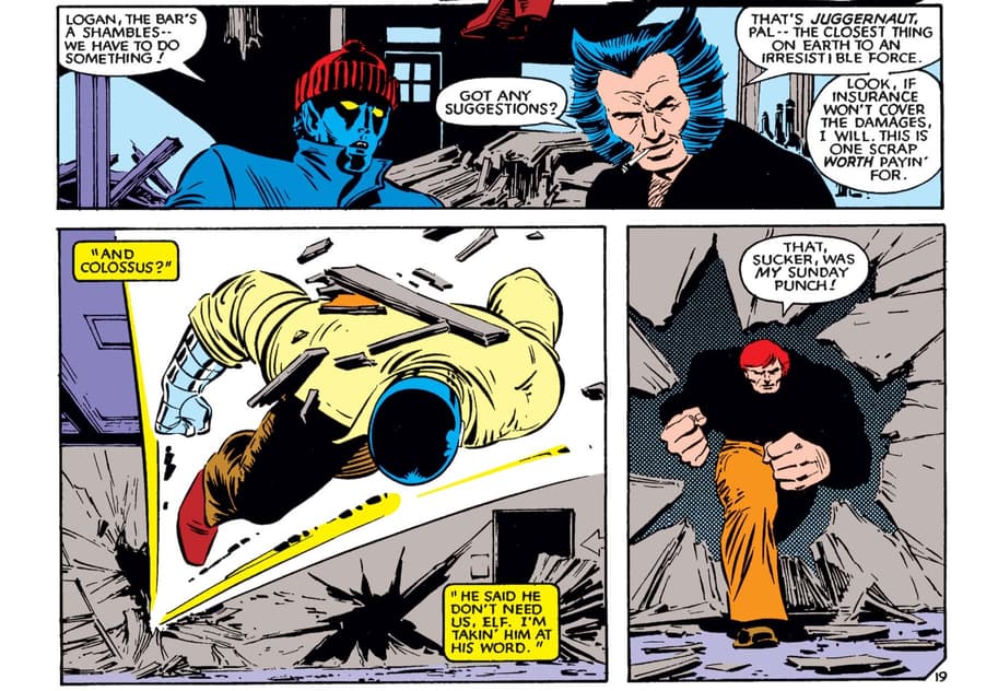 UNCANNY X-MEN (1963) #183 artwork by Claremont and John Romita Jr., Dan Green, Glynis Wein, and Tom Orzechowski