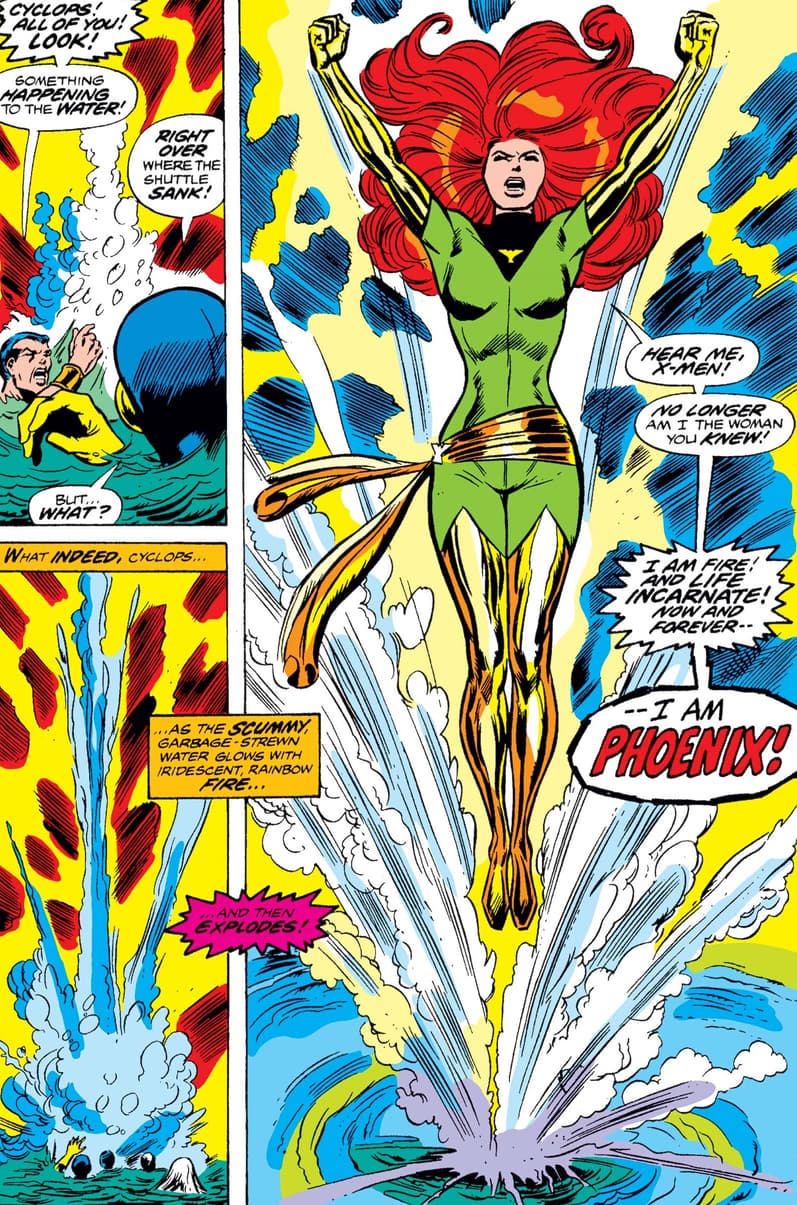 Jean Grey rises as the Phoenix!
