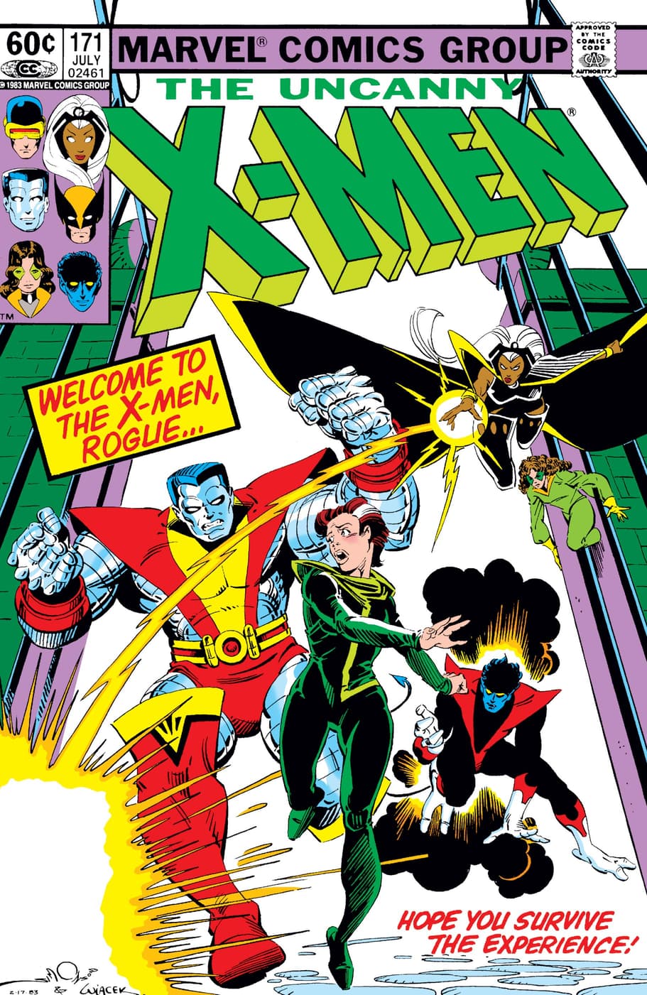 UNCANNY X-MEN (1963) #171 cover by Walter Simonson