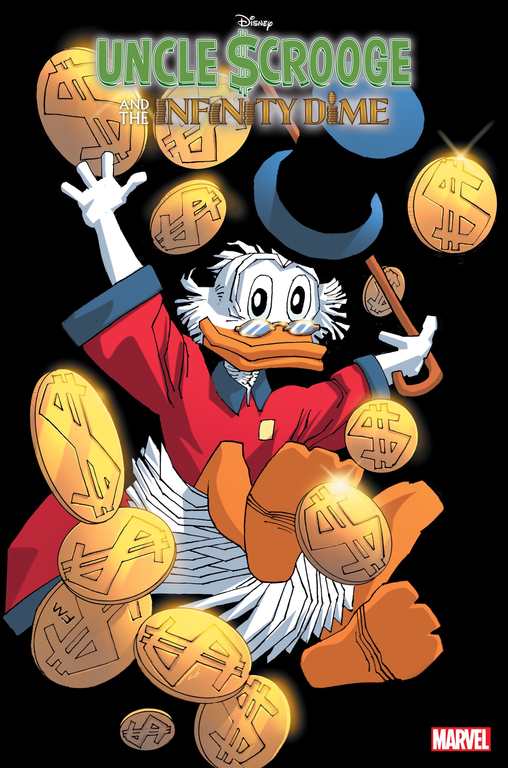 UNCLE SCROOGE AND THE INFINITY DIME #1 variant cover by Frank Miller