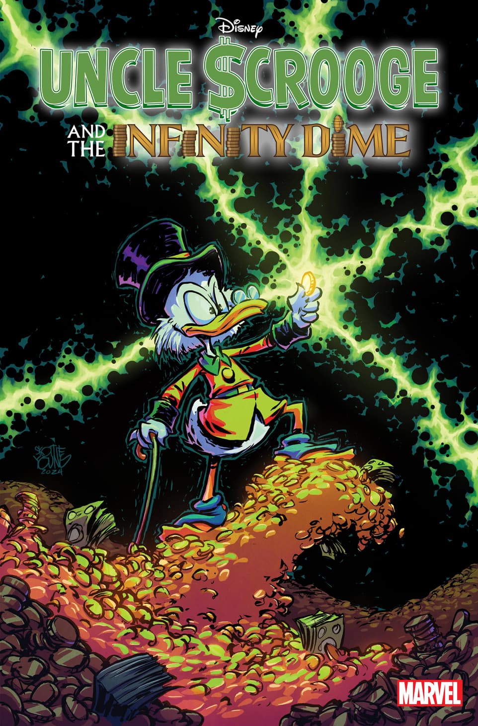 UNCLE SCROOGE AND THE INFINITY DIME #1 variant cover by Skottie Young