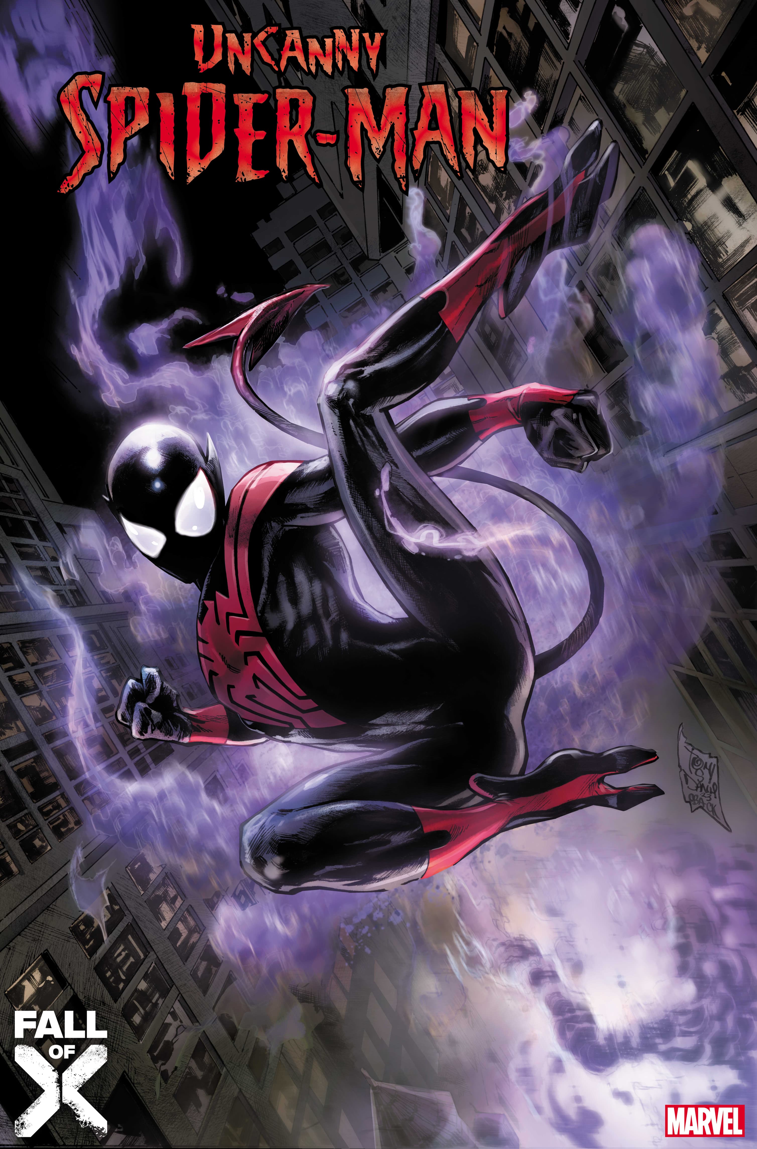 UNCANNY SPIDER-MAN #1 cover by Tony Daniel