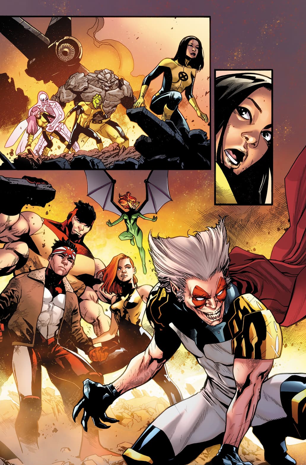 UNCANNY X-MEN #1 by Mahmud Asrar and Rachelle Rosenberg