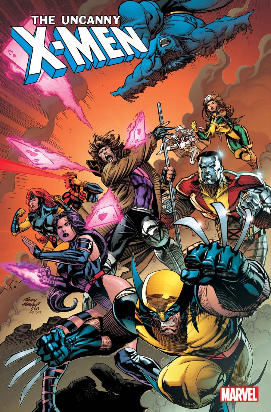 UNCANNY X-MEN #1 variant cover by Andy Kubert