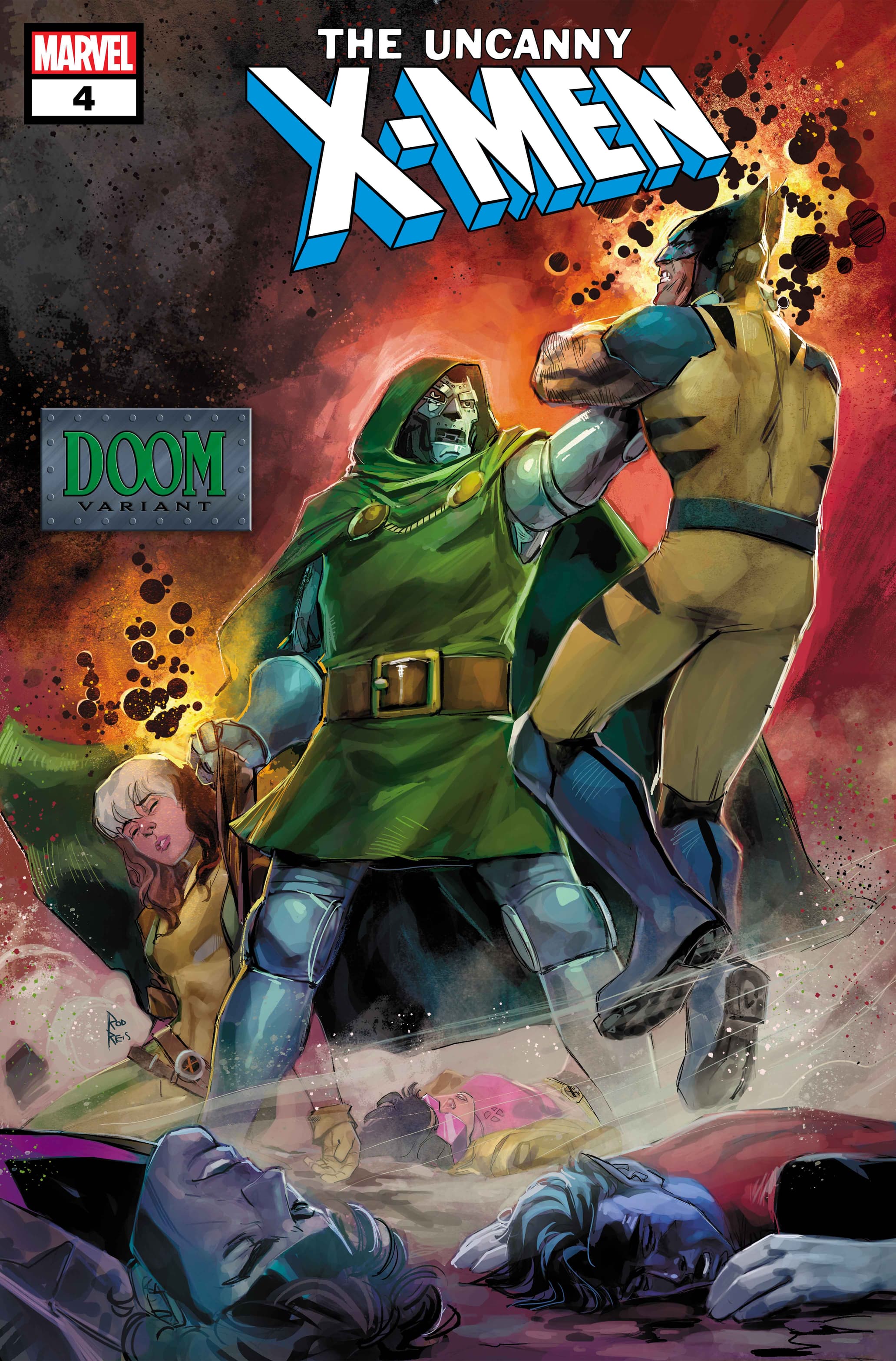 UNCANNY X-MEN #4 Doom Variant Cover by Rod Reis​​​​​​​