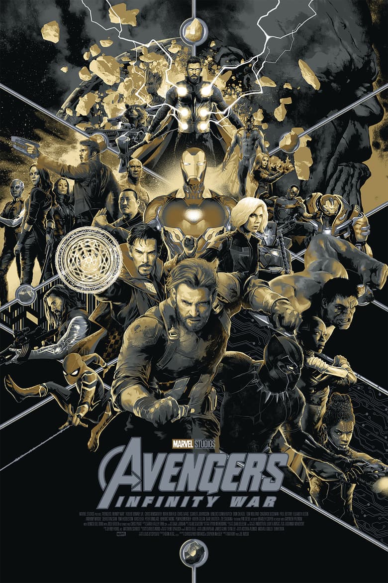 SDCC Mondo Exclusive Infinity War (Variant) poster