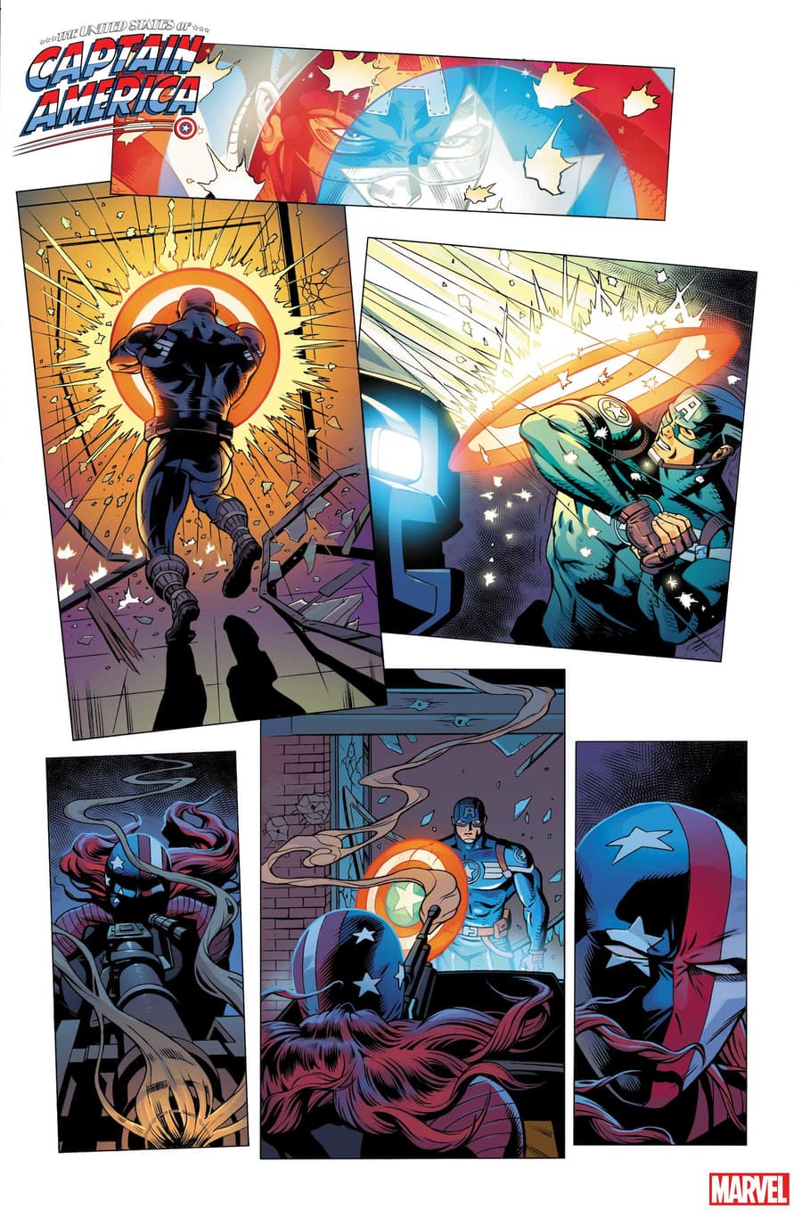 THE UNITED STATES OF CAPTAIN AMERICA #2 preview art by Dale Eaglesham with colors by Matt Milla
