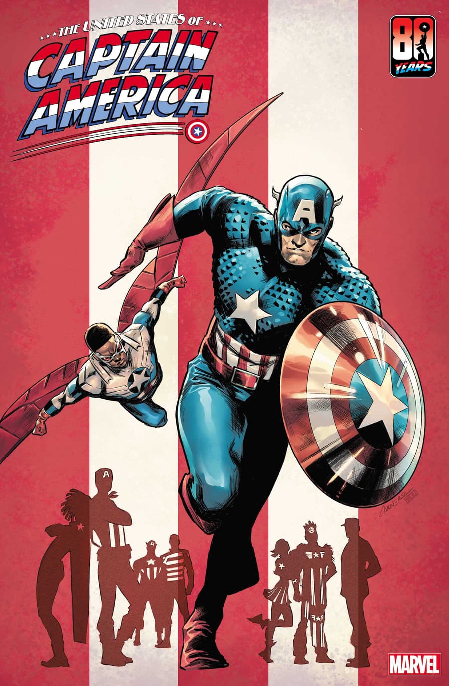 THE UNITED STATES OF CAPTAIN AMERICA #1 variant cover by Carmen Carnero