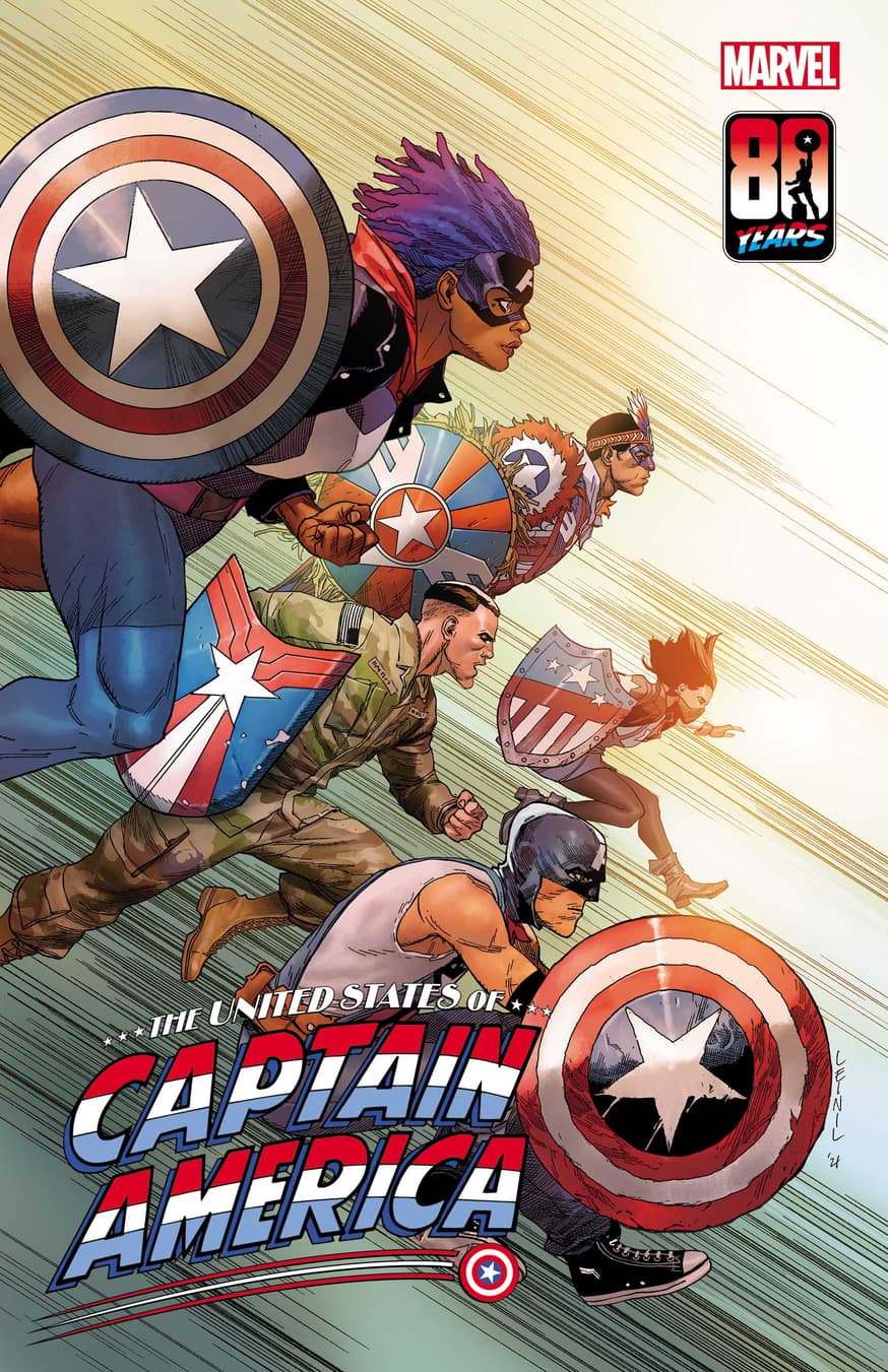 The United States of Captain America #5 Variant Cover by Leinil Francis Yu