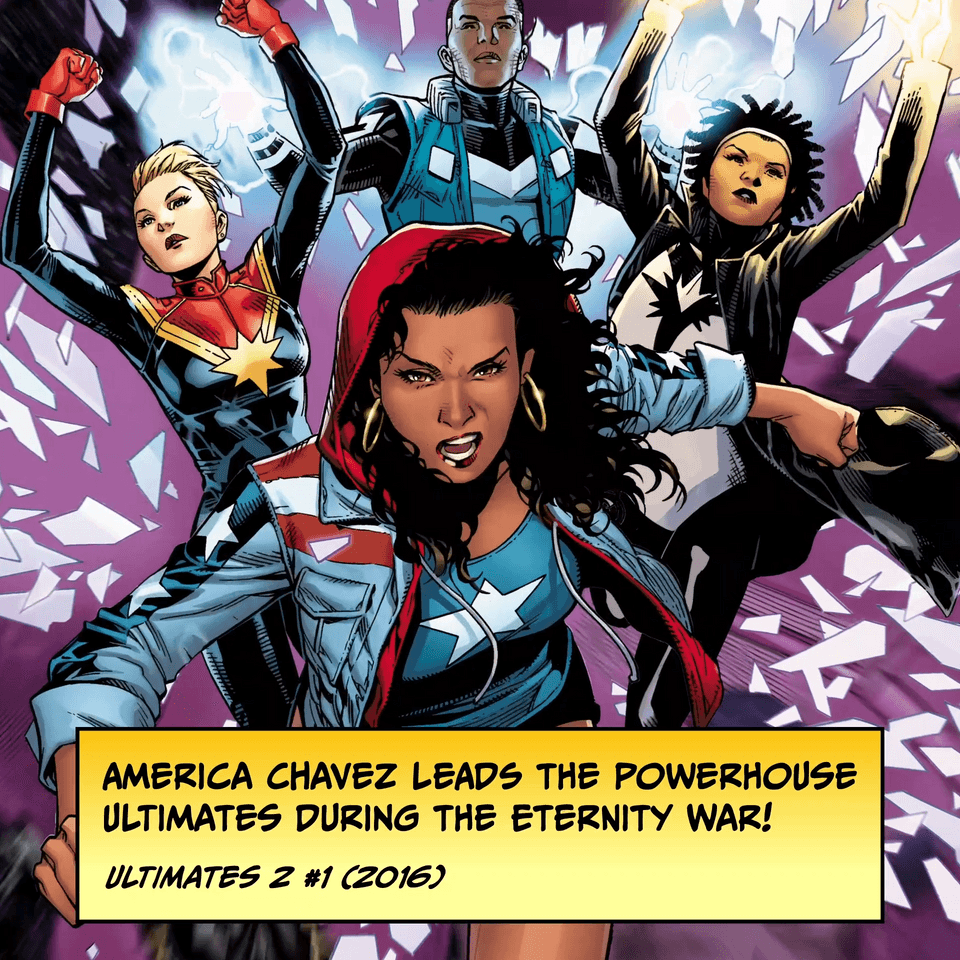 America Chavez leads the powerhouse Ultimates during the Eternity War! ULTIMATES 2 #1 (2016)