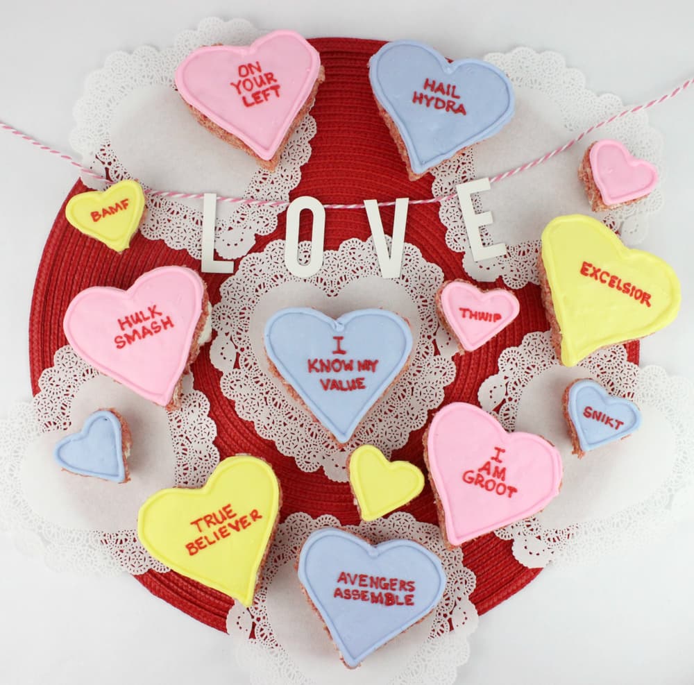 Valentine's Day: Marvel Conversation Heart Treats