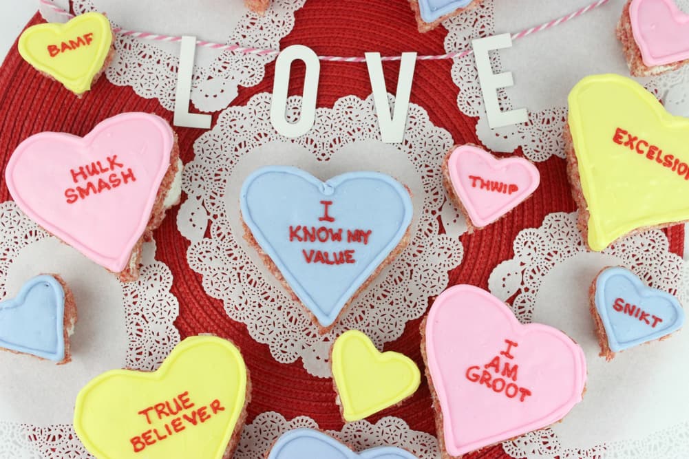 Valentine's Day: Marvel Conversation Heart Treats