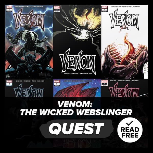 Marvel Insider Venom: Wicked Webslinger Reading Quest Read Venom (2018) #1-6 for Free