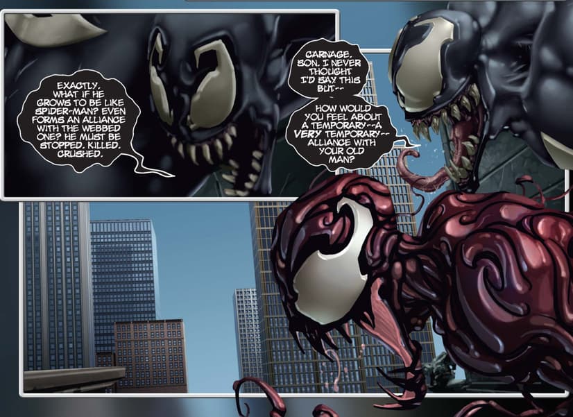 Venom teams up with Carnage