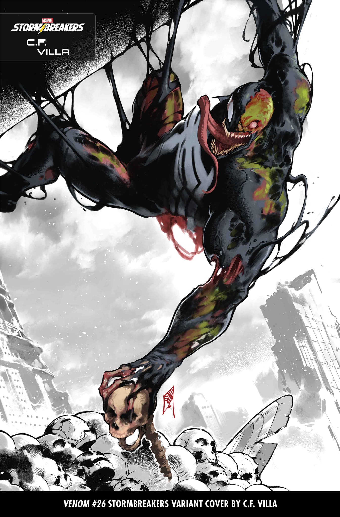 VENOM #26 Stormbreakers Variant Cover by C.F. Villa