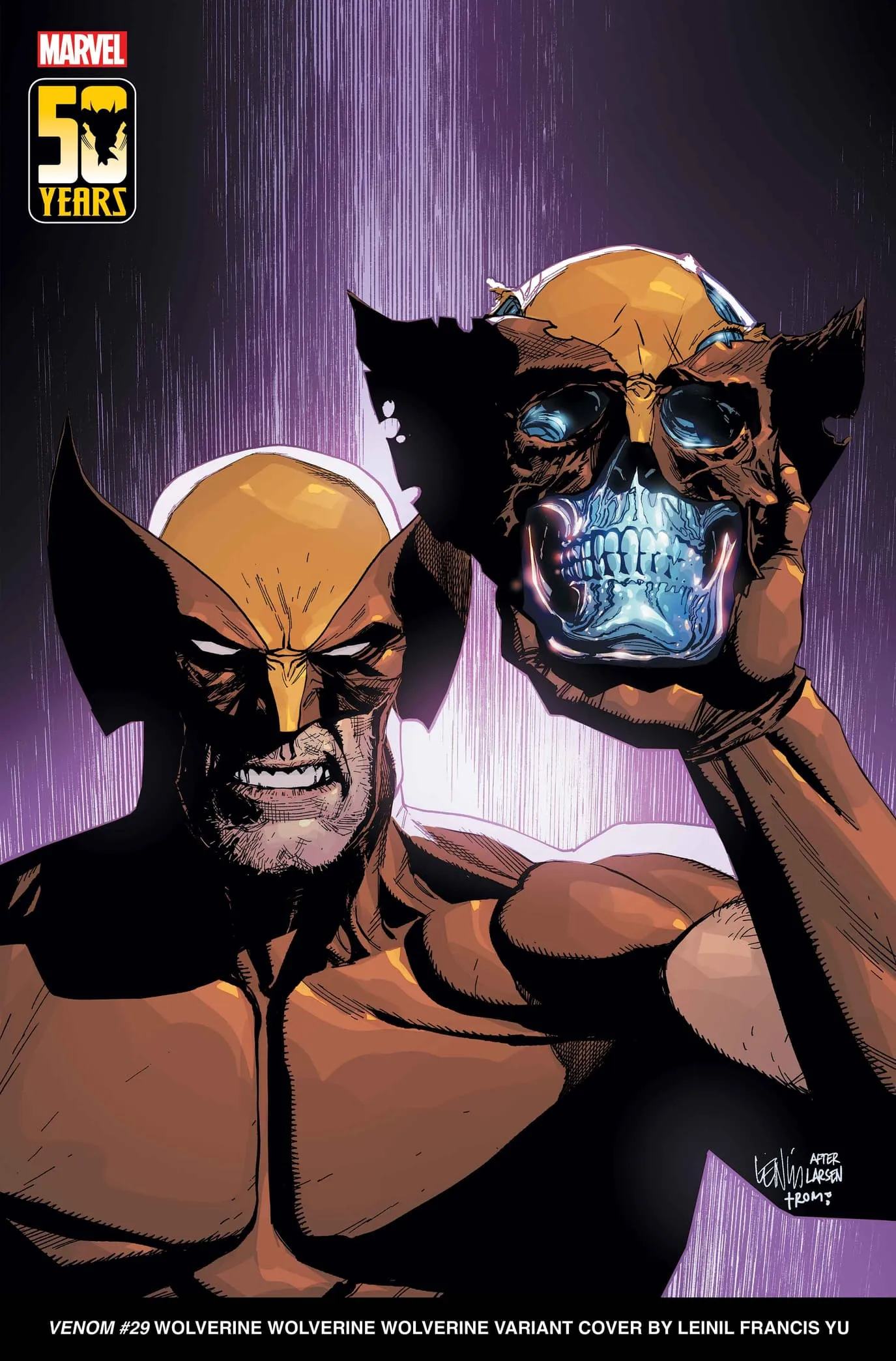 VENOM #29 Wolverine Wolverine Wolverine Variant by Leinil Francis Yu