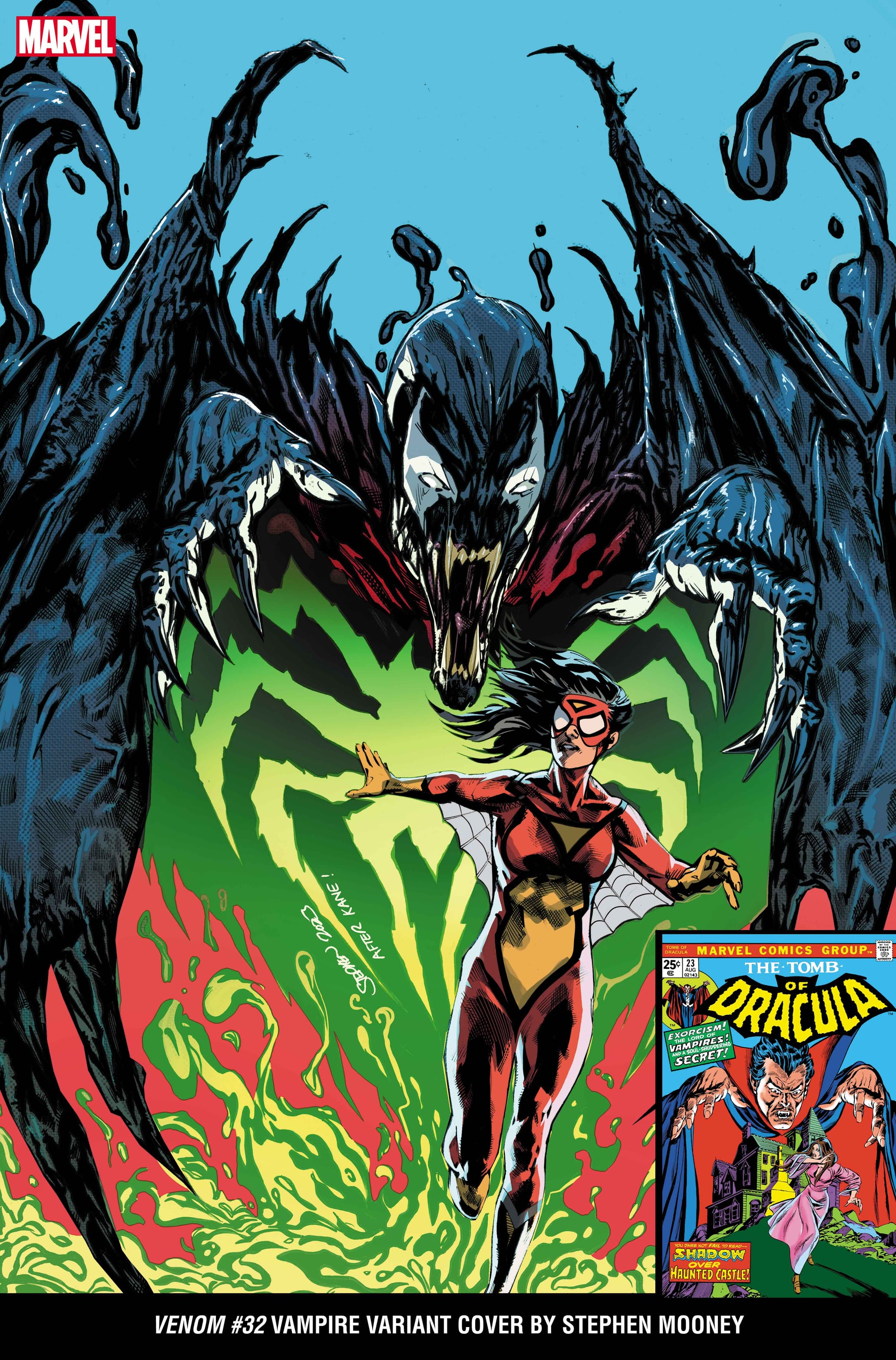VENOM #32 Vampire Variant Cover by Stephen Mooney​​​​​​​