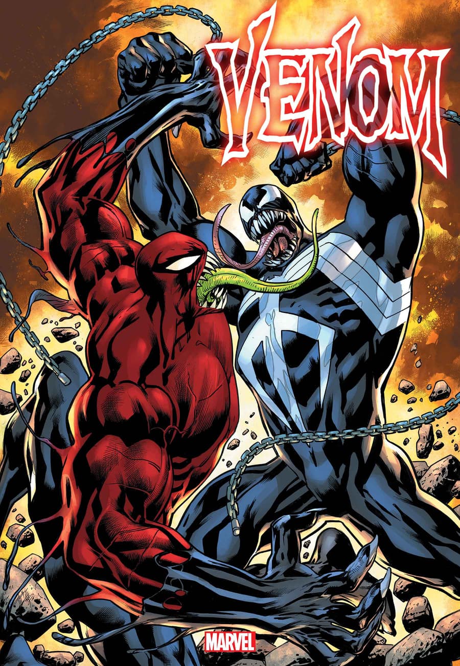 VENOM #23 cover by Bryan Hitch