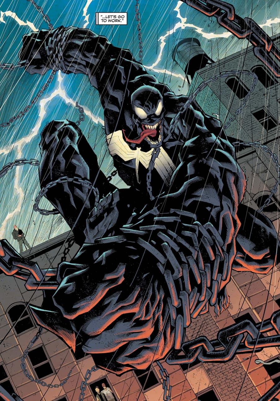 The Lethal Protector gets to work in VENOM (2018) #35.