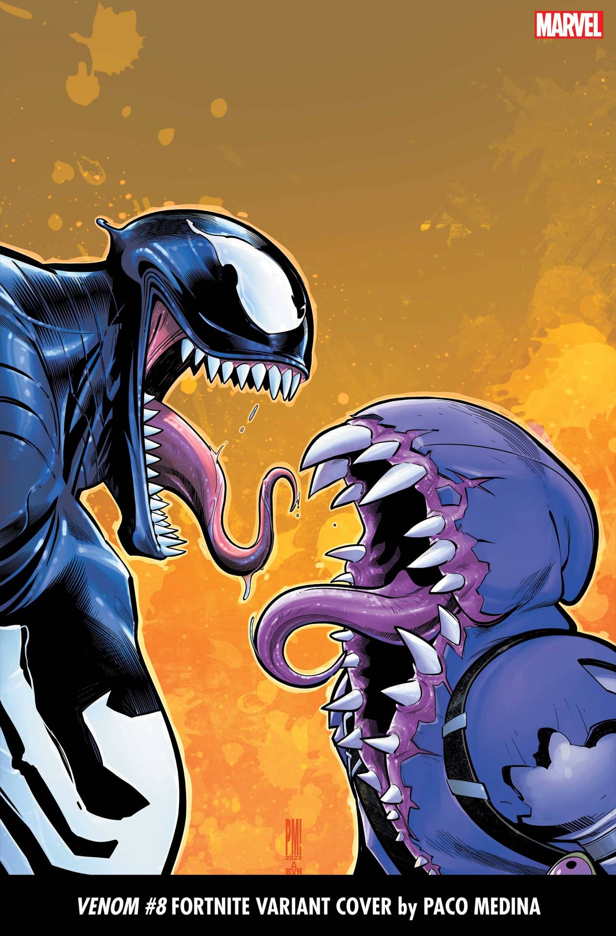 Venom #8 Fortnite variant cover by Paco Medina