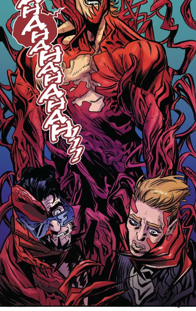 Carnage descends on Venom.