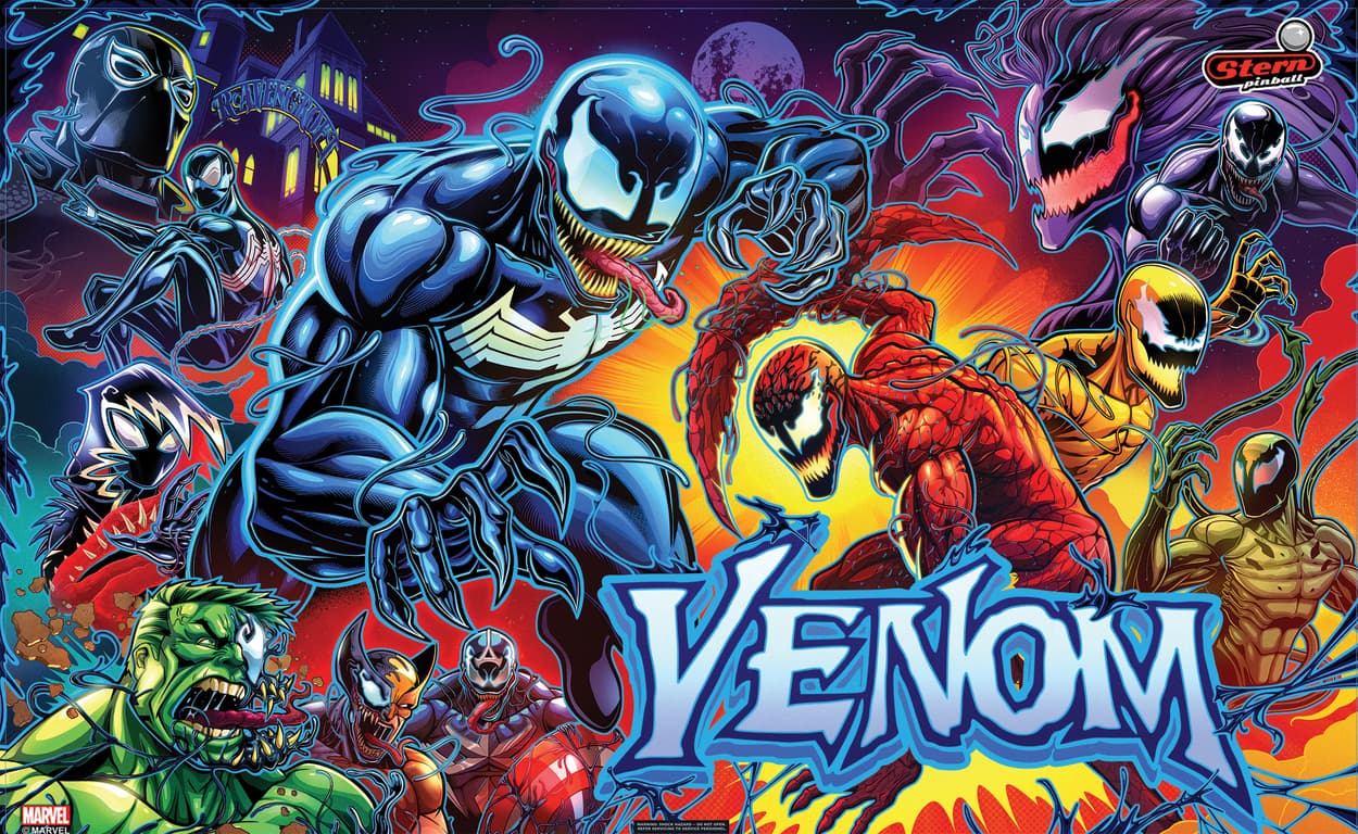 Venom Pinball Game Art