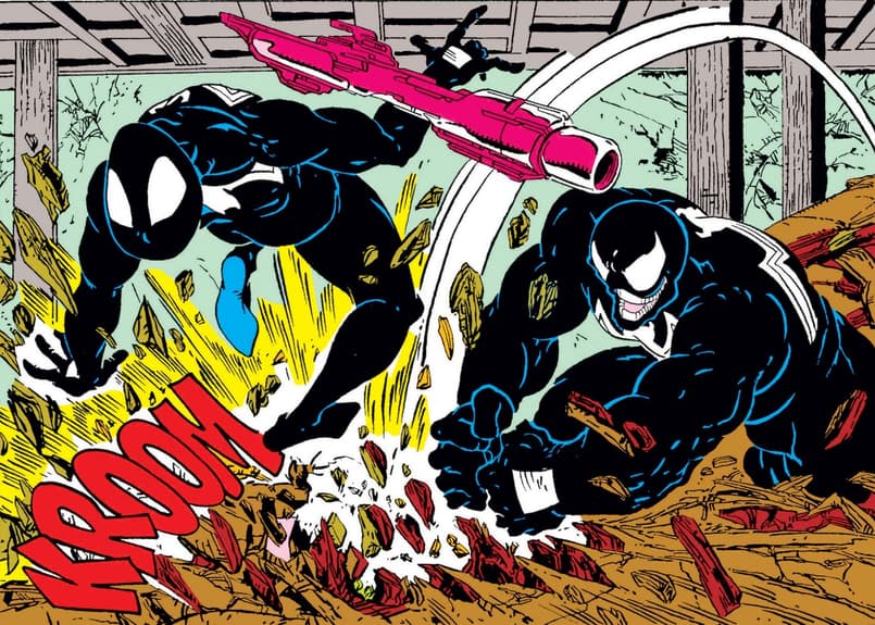 The origin of Venom, and his first battle with Spider-Man, in AMAZING SPIDER-MAN #300.