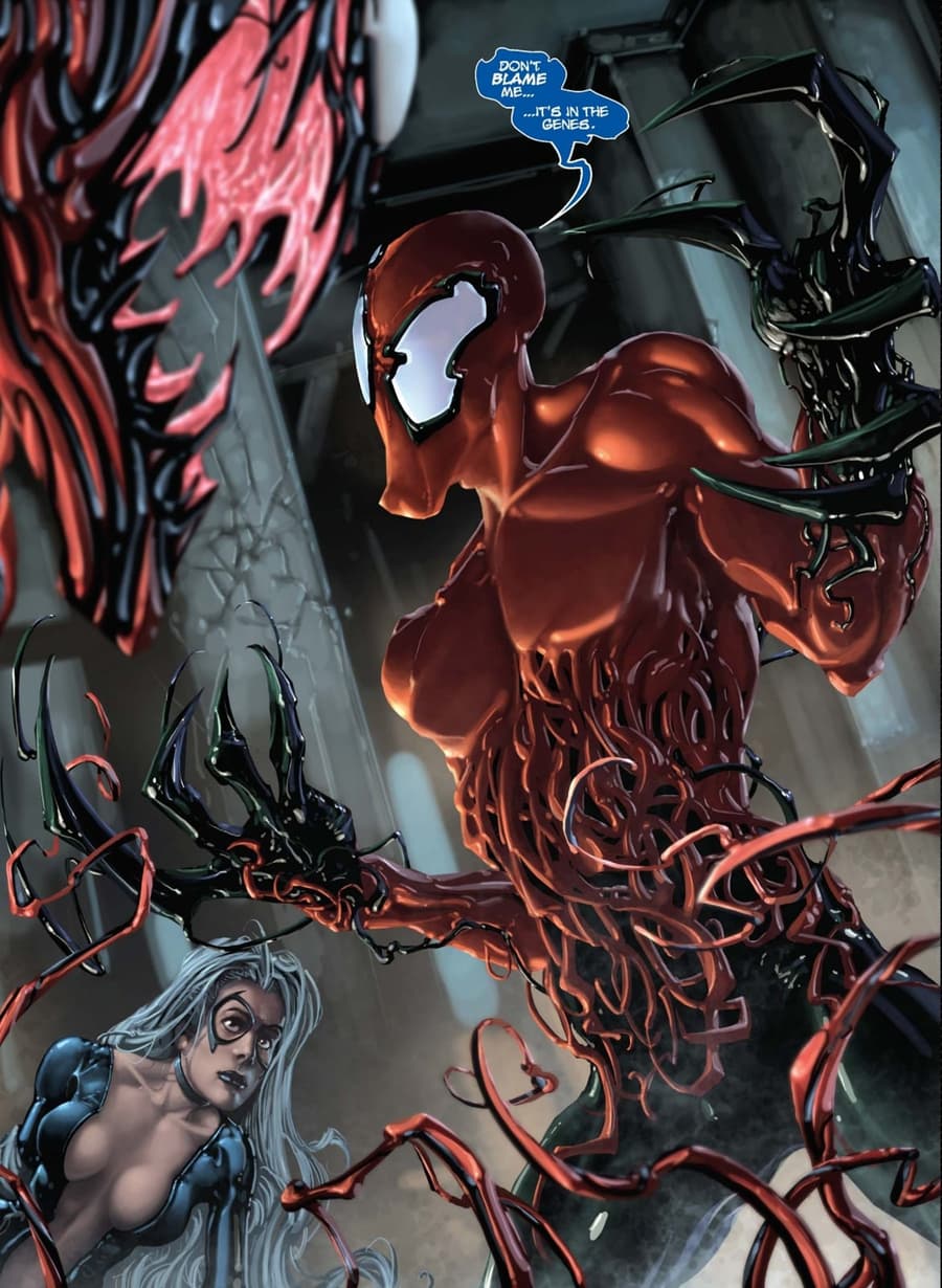 VENOM VS. CARNAGE (2004) #2 page by Peter Milligan and Clayton Crain