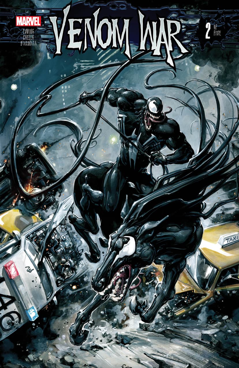 VENOM WAR #2 Venom Horse Variant Cover by Clayton Crain