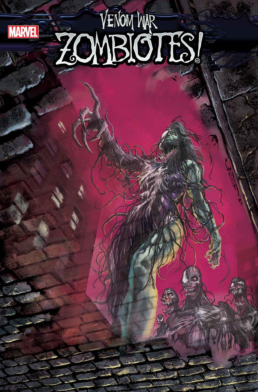 VENOM WAR: ZOMBIOTES #3 cover by Juan Ferreyra