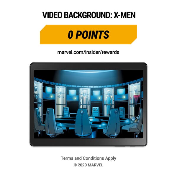 Marvel Insider Rewards X-Men Free Video Call Background