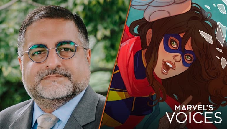 'Marvel's Voices': Hussein Rashid Discovers Layers of Identity Through 'Ms. Marvel' Comics
