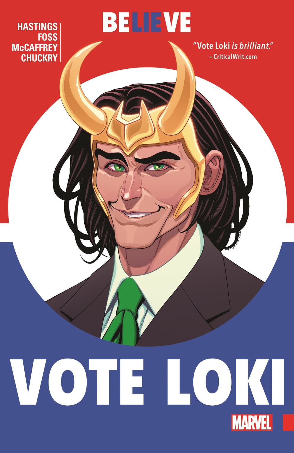 Cover to VOTE LOKI.