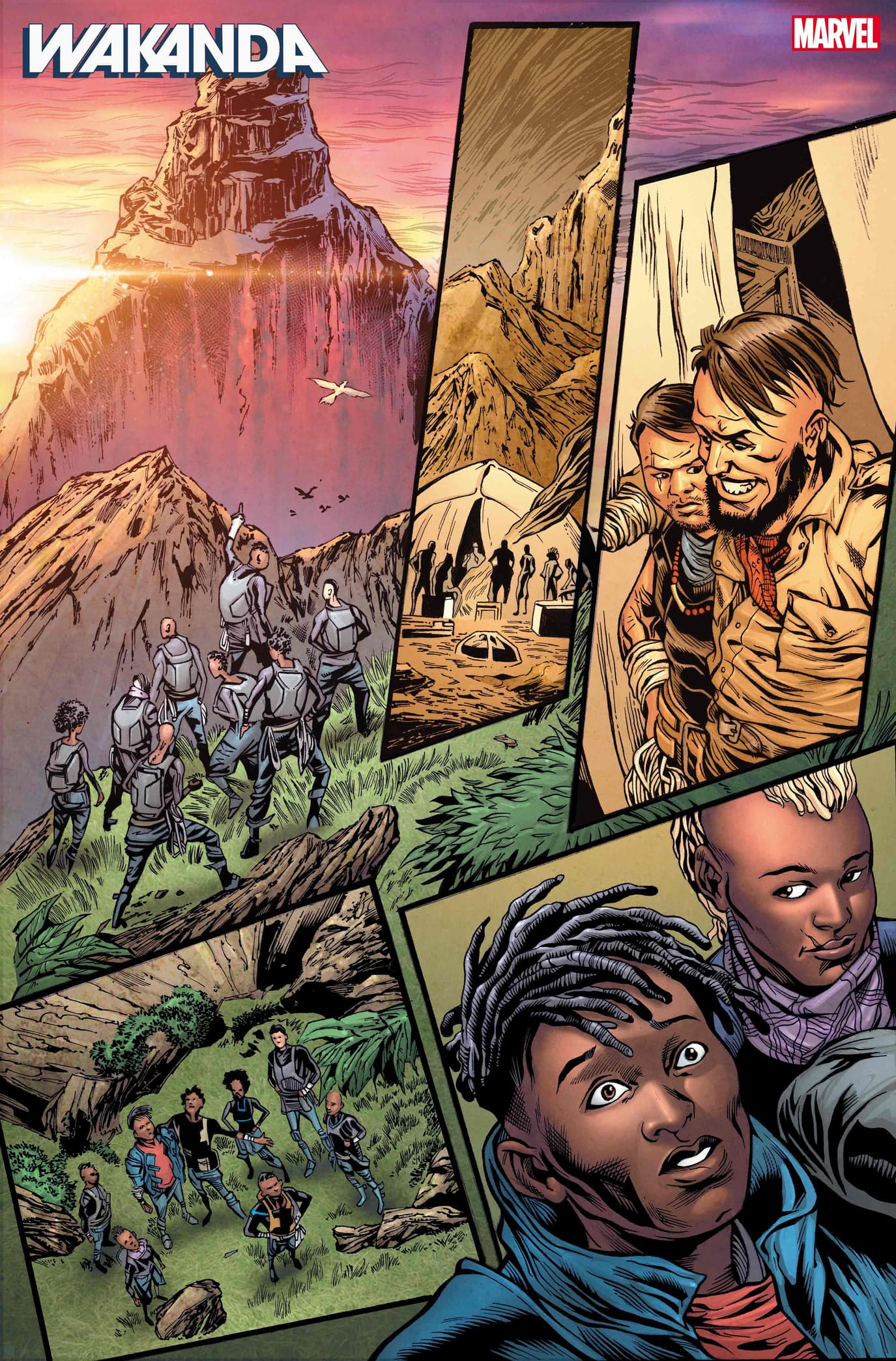 WAKANDA #3 interior artwork by Sean Hill