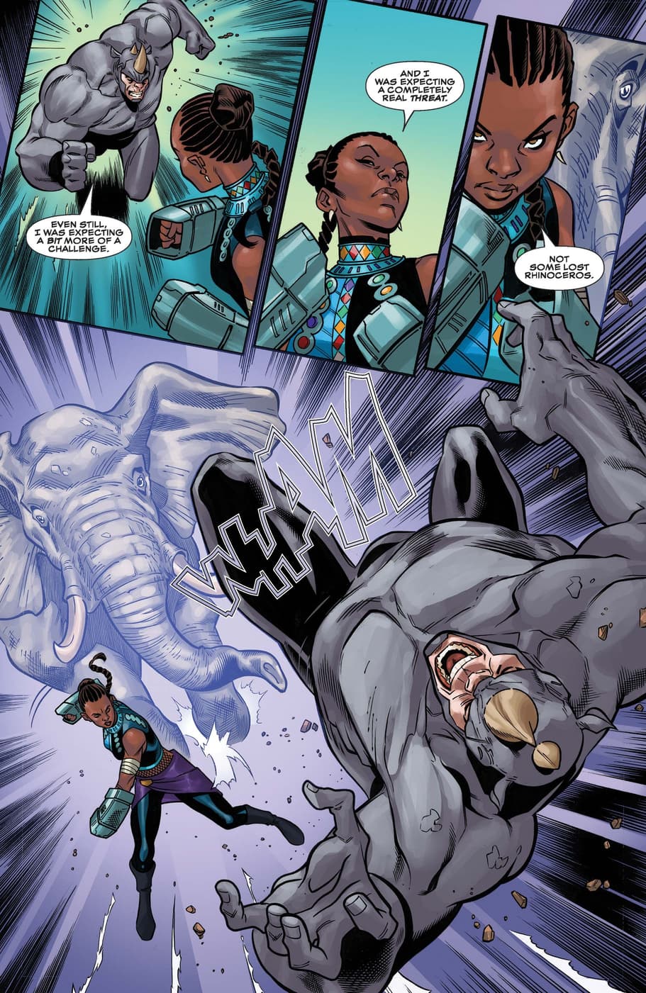 Preview from WAKANDA (2022) #1 by Stephanie Williams, Paco Medina, and Bryan Valenza.