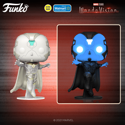 The Vision Glow in The Dark Funko Pop /  Walmart exclusive - coming soon! 