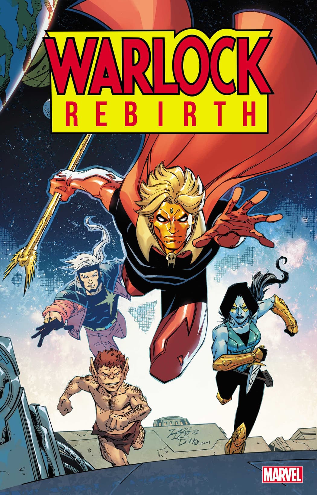 WARLOCK: REBIRTH #1 cover by Ron Lim