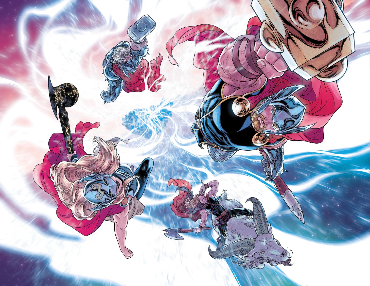 War of the Realms #6 Thors