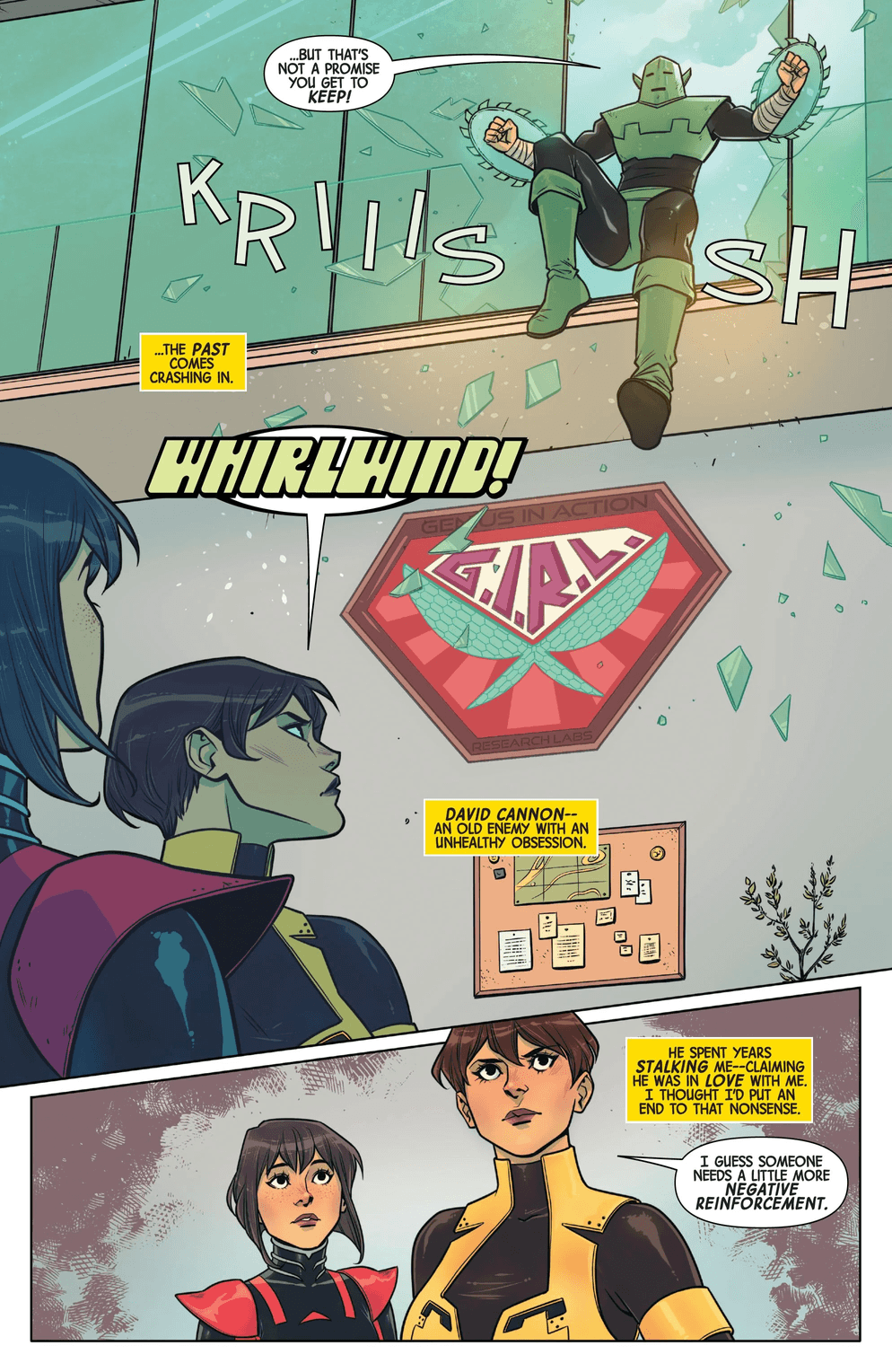 WASP (2023) #1 page by Al Ewing and Kasia Nie