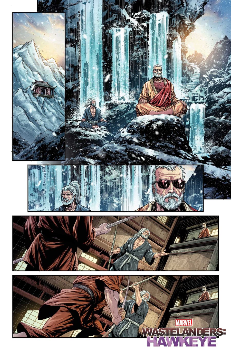 WASTELANDERS: HAWKEYE #1 preview art by Ibraim Roberson with colors by Dijjo Lima