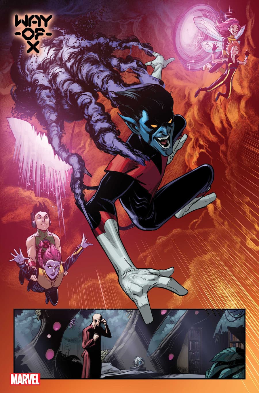 WAY OF X #1 preview interiors by Bob Quinn with colors by Java Tartaglia