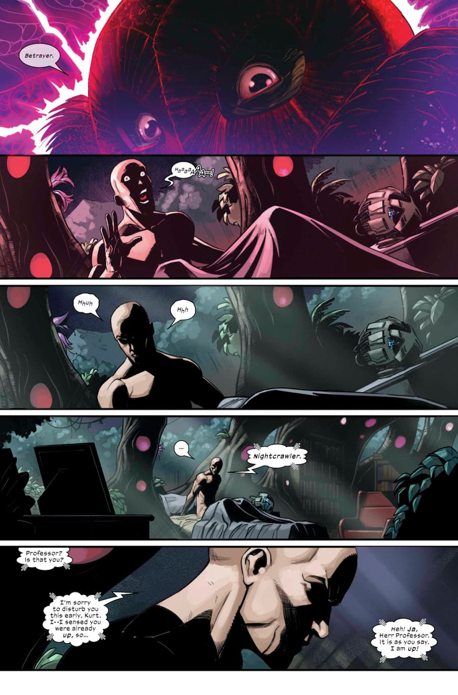 WAY OF X #1 preview pages by Bob Quinn with colors by Java Tartaglia and letters by VC’s Clayton Cowles