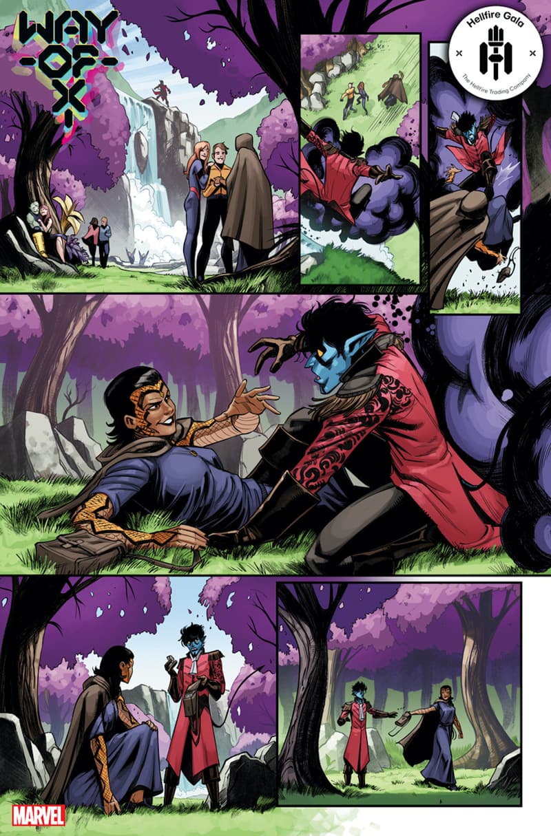 WAY OF X #3 preview art by Bob Quinn with colors by Java Tartaglia