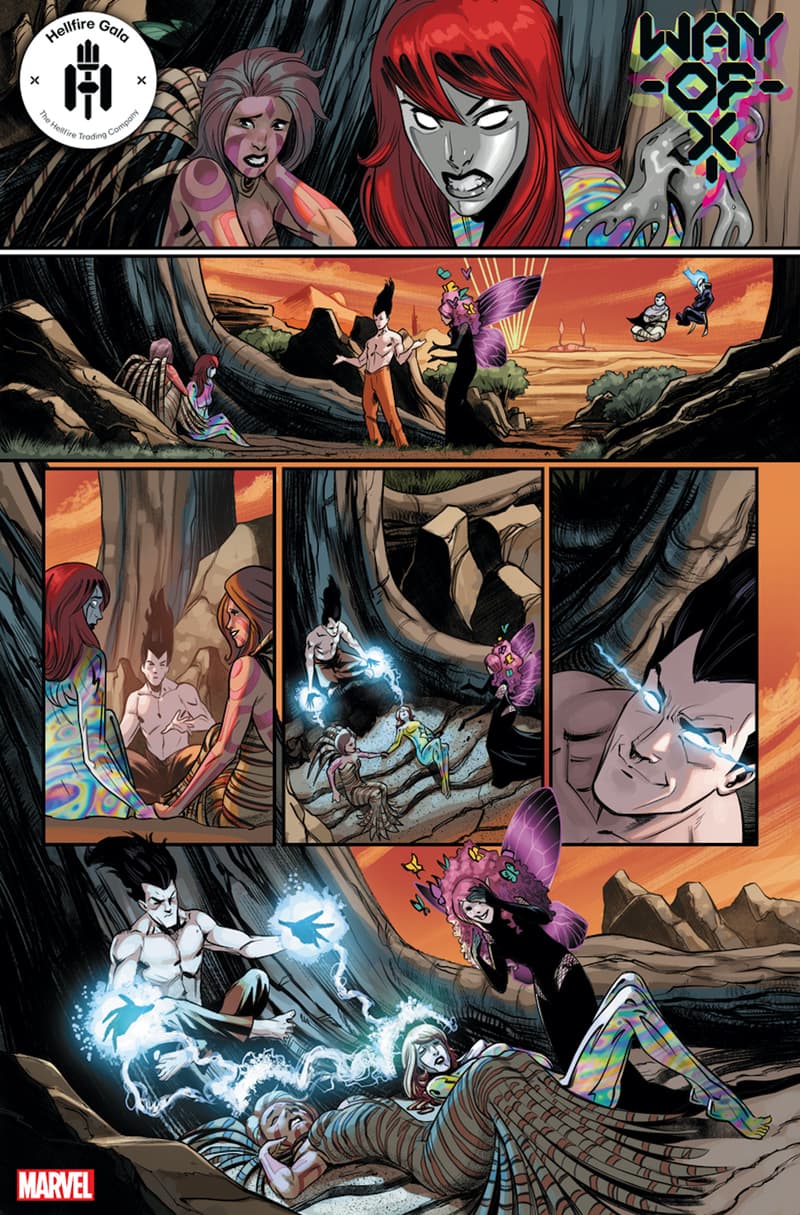 WAY OF X #3 preview art by Bob Quinn with colors by Java Tartaglia